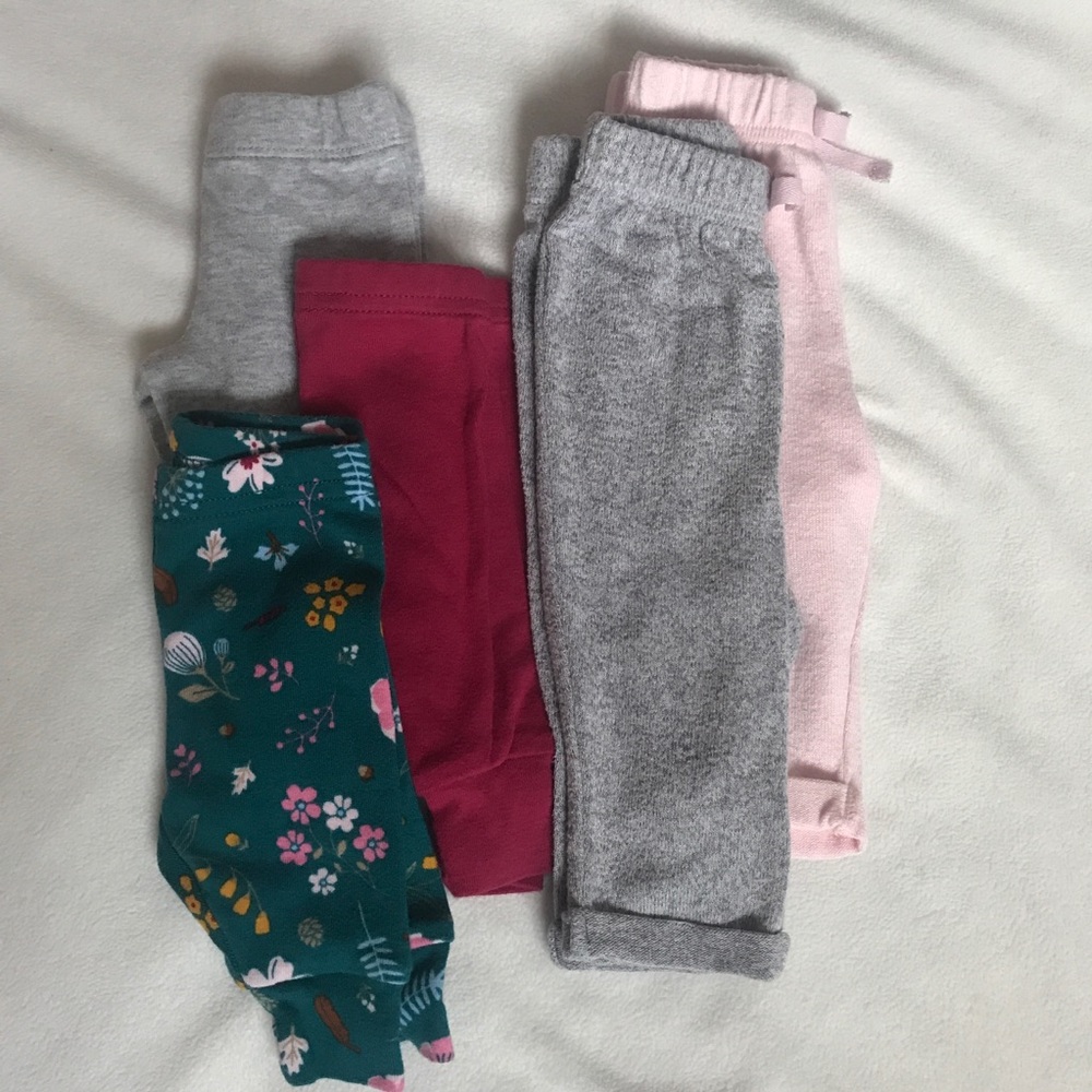 Bundle of 5 pairs of Newborn leggings/pants